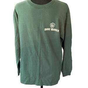Game‎ Winner Men's Medium Shirt Long Sleeve Camo Design On The Back